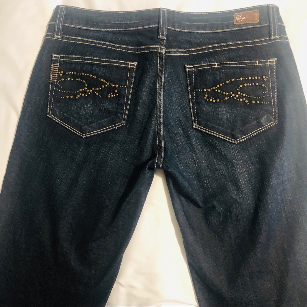 NWOT Paige Skinny Jeans 29 x 33 Dark Cute Pockets